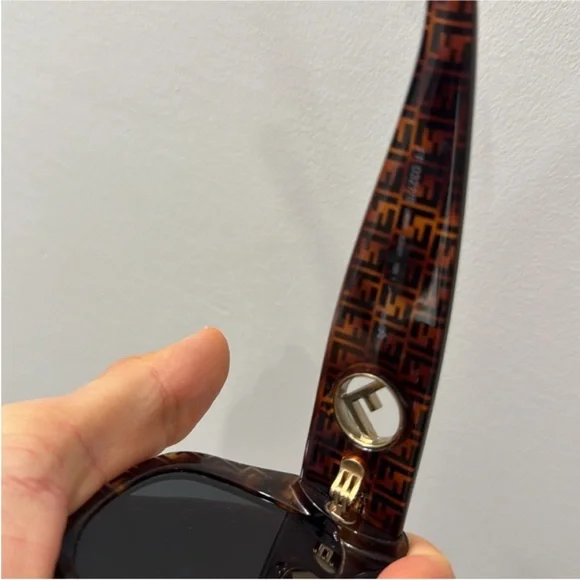 Fendi Women's Cat-Eye Sunglasses - Black and Brown - Picture 13 of 13